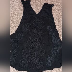 Women's Abercrombie & Fitch Spaghetti Strap Crop Top Size Large Color Black...